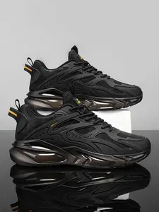 Men's casual air-cushioned sports shoes deliver superior cushioning and all-day comfort. The anti-slip outsole ensures reliable traction, perfect for outdoor activities and everyday casual wear. Athletic Workout Sneakers Durable Sneakers
