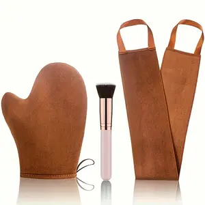 Makeup Brush Set, Soft and Comfortable Grip, Quick Oil Application, Non-Sticky Body Brushes, Fine and Smooth Hair Feel