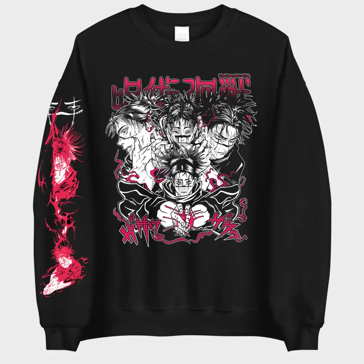 Choso JJK Graphic Sleeve shirt, Tokyo team Jujutsu Kaisen character, Jujutsu Kaisen Shirt, Yuji Gojo Megumi Nobara Sweatshirt Hoodie Anime T-shirt, J