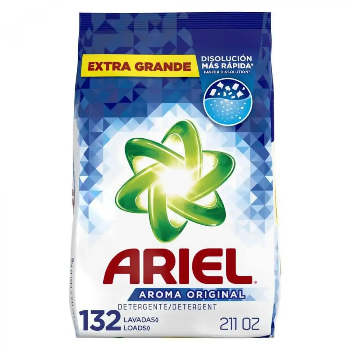 Original Scent Powder Laundry Detergent, 132-Loads, 211 oz.