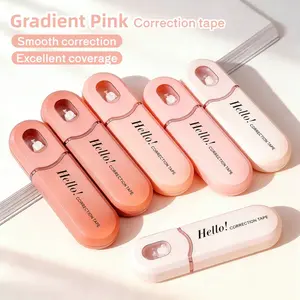 6pcs Large Capacity Style Correction Tape, Fashionable and Affordable, Multiple Colors Available, Ideal for Exams and Office Use