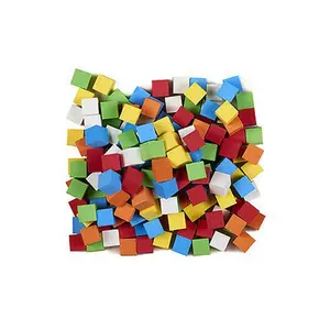 Koplow Games KOP18922 16 mm Blank Foam Dice - Assorted Color, 200 Count