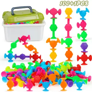 Texture Suction Cup Toys Set, Stress Relief & Learning Toy for Kids Aged 3-6 Years, Portable Travel Educational Gift