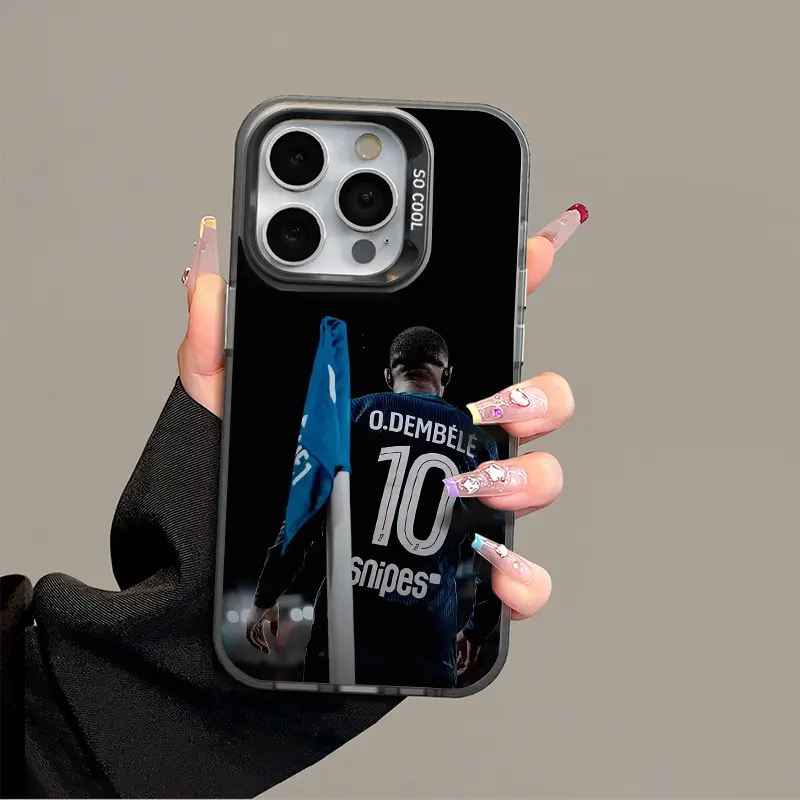 Dembélé IPhone 17 Promax Phone Case Anti Drop Protective Case Suitable For iphone 16 15 14 13 SAMSUNG S26 S25 24 23 22 ULTRA Acrylic Football Phone Case