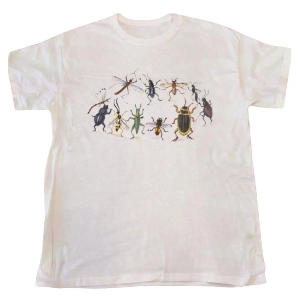 The Vintage Bug Collection T-Shirt, Insect Chart Graphic Tee, Nature Lover Shirt, Gift For Woman, Gift For Men, Womenswear Top Underwear Streetwear, Trending Shirt