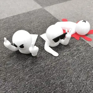 Simple Style Door Stopper Fun Prank Door Blocker with Three Designs Cute Floor Protector for Hardwood Floors Durable Material Easy Installation Suitable for Entrances Living Rooms Bedrooms