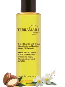 Terramar 3 en 1 Hair Oil with Argan, Macadamia 98ml