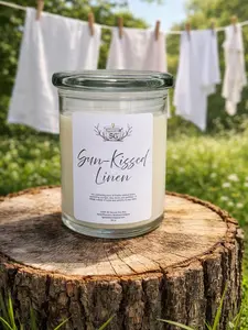 Sun-Kissed Linen 16 oz Soy Candle