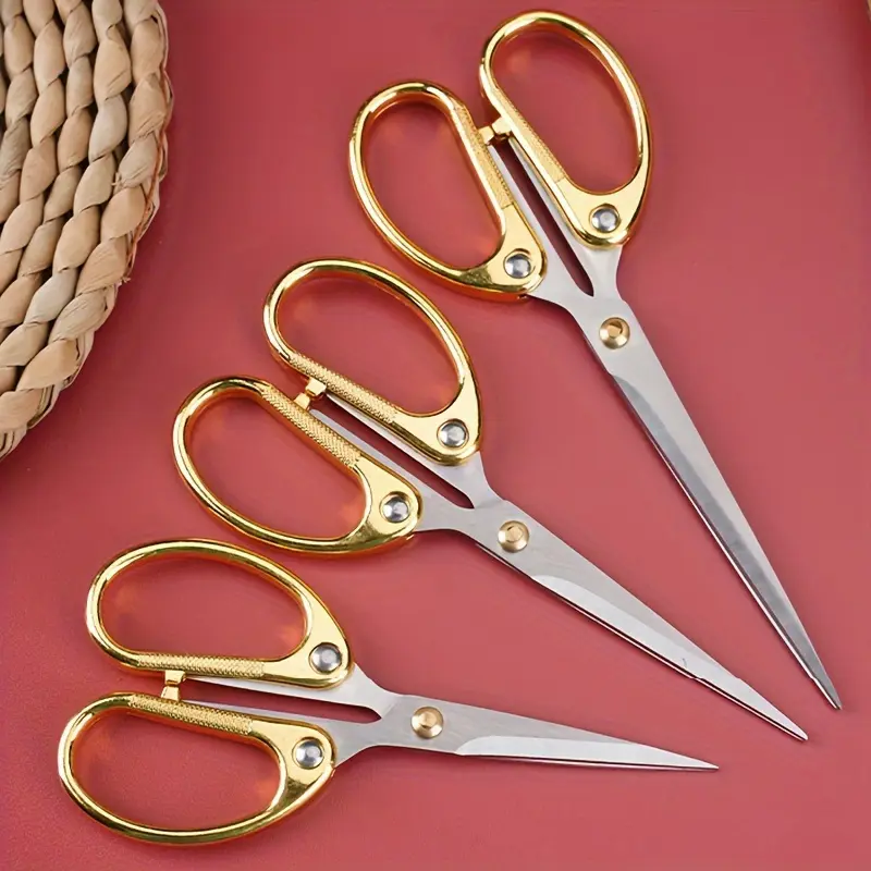 3 Stainless Steel Office Scissors, Super Sharp Blade Scissors, Strong Sharp Scissors, Suitable for Office Home School Sewing Cloth Craft Supplies Multi-functional Scissors, Christmas Halloween