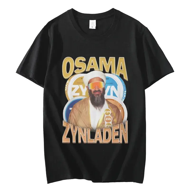 Osama Zynladen Graphic T-Shirts Fashion Trend Vintage Clothing Short Sleeve T-shirt Unisex Oversized O-Neck T-shirts