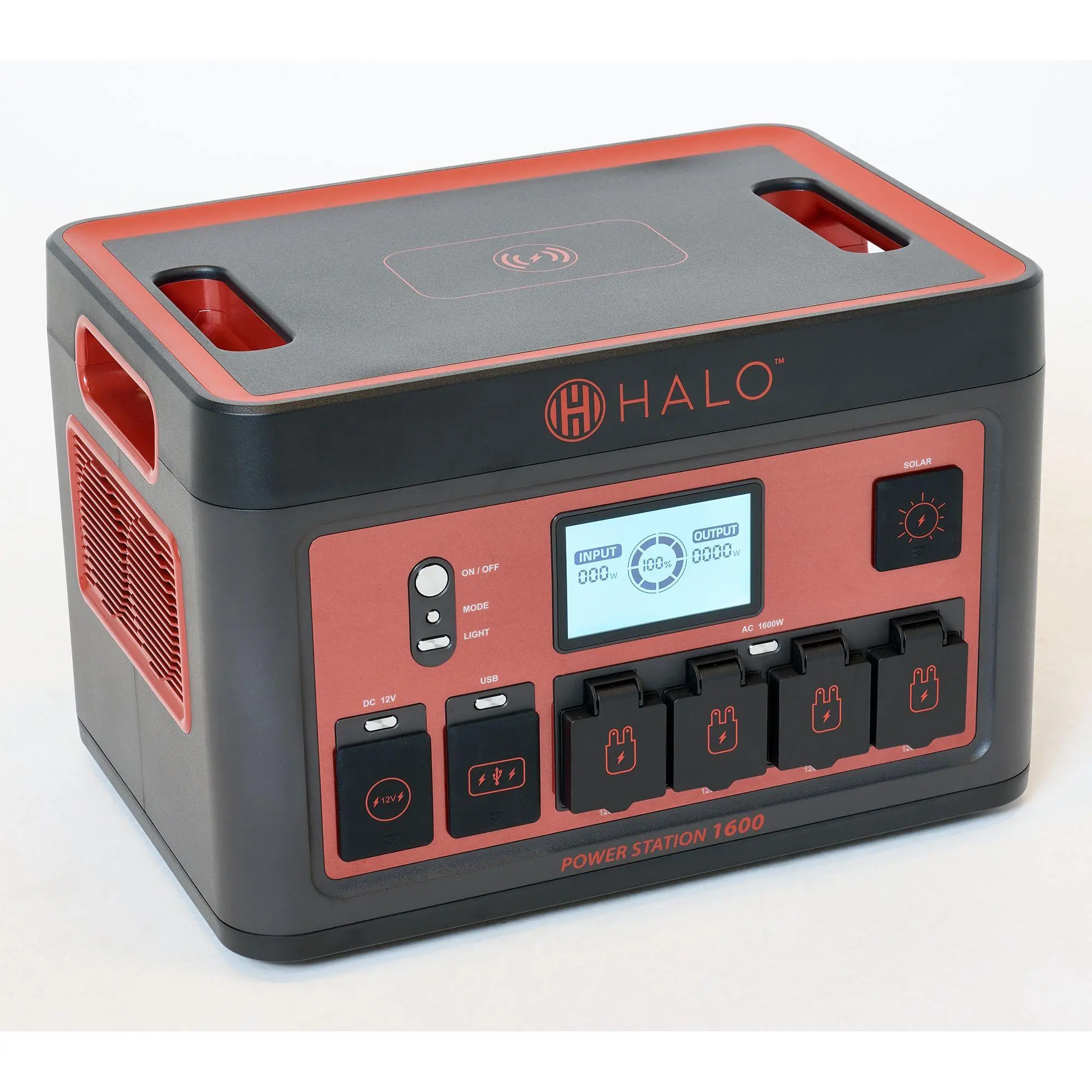 HALO 1600Wh Power Station with 11 Outlets and Wireless Charging Pad HALO 1600Wh Power Station with 11 Outlets and Wireless Charging Pad