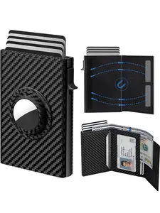 AirTag Men's Smart Wallet Card Holder, RFID Blocking