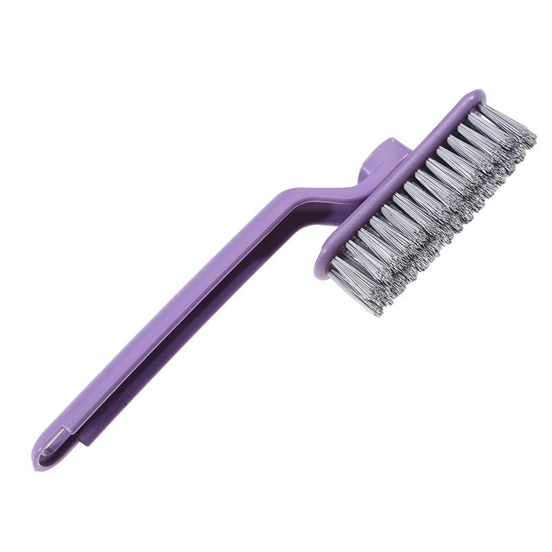 Multi-Function Rotating Crevice Cleaning Brush Hand-held 360° Rotating Corners Cleaning Tool for Bathroom Kitchens Tile Floors