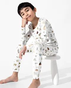 Bunny Garden Bamboo Kids Pajamas