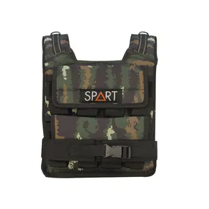 Camouflage Adjustable Weighted Vest for Tactical Training and Outdoor Activities
