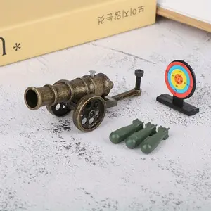 Mini Cannon Model, Military Weapon Replica Desktop Decoration, Unique Shooting Sports Collectible Gift, 1pc Miniature Artillery