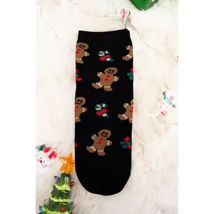 Baking Spirits Bright Black Socks