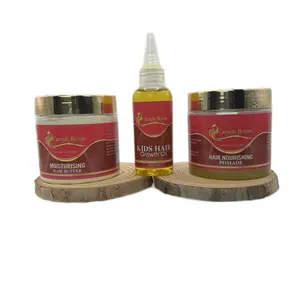 Carmelix Haircare Kids Hair Growth Bundle - Moisturizing Hair Nourishing Oil & Hair Nourishing Pomade - Comfortable Haircare Solutions Rosemary Biotin Moisturizer Thickening Boost Root Enhancer Hydrate