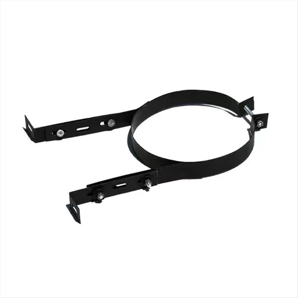 Chimney Pipe Holder Bracket 15CM Stainless Steel Adjustable Wall Support Hanging Fixing Clip Stove Pipe Hanger Accessory