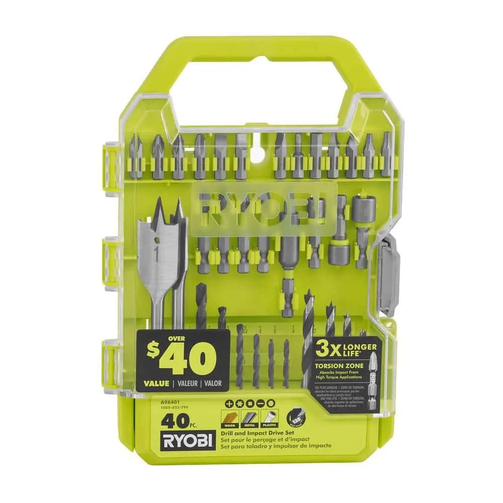 Drill and Impact Drive Kit (40-Piece) Drill and Impact Drive Kit (40-Piece)