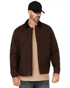 Hawx Men's Men'S Oakdale Solid Chore Coat - Hxfa24o10-Bn