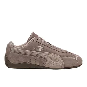 PUMA Womens Speedcat Faded Chrome Lace Up Sneakers Shoes Casual - Brown