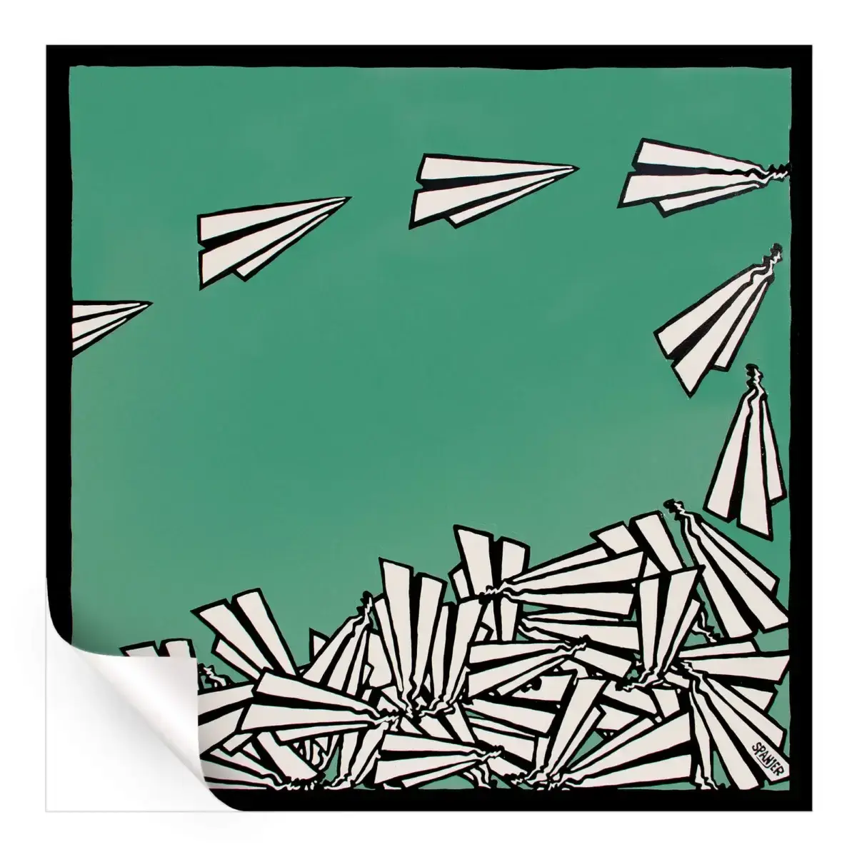It Isn't Fun Anymore Part 3 Peel & Stick Canvas Decal,  Stickablez Wall Art Print