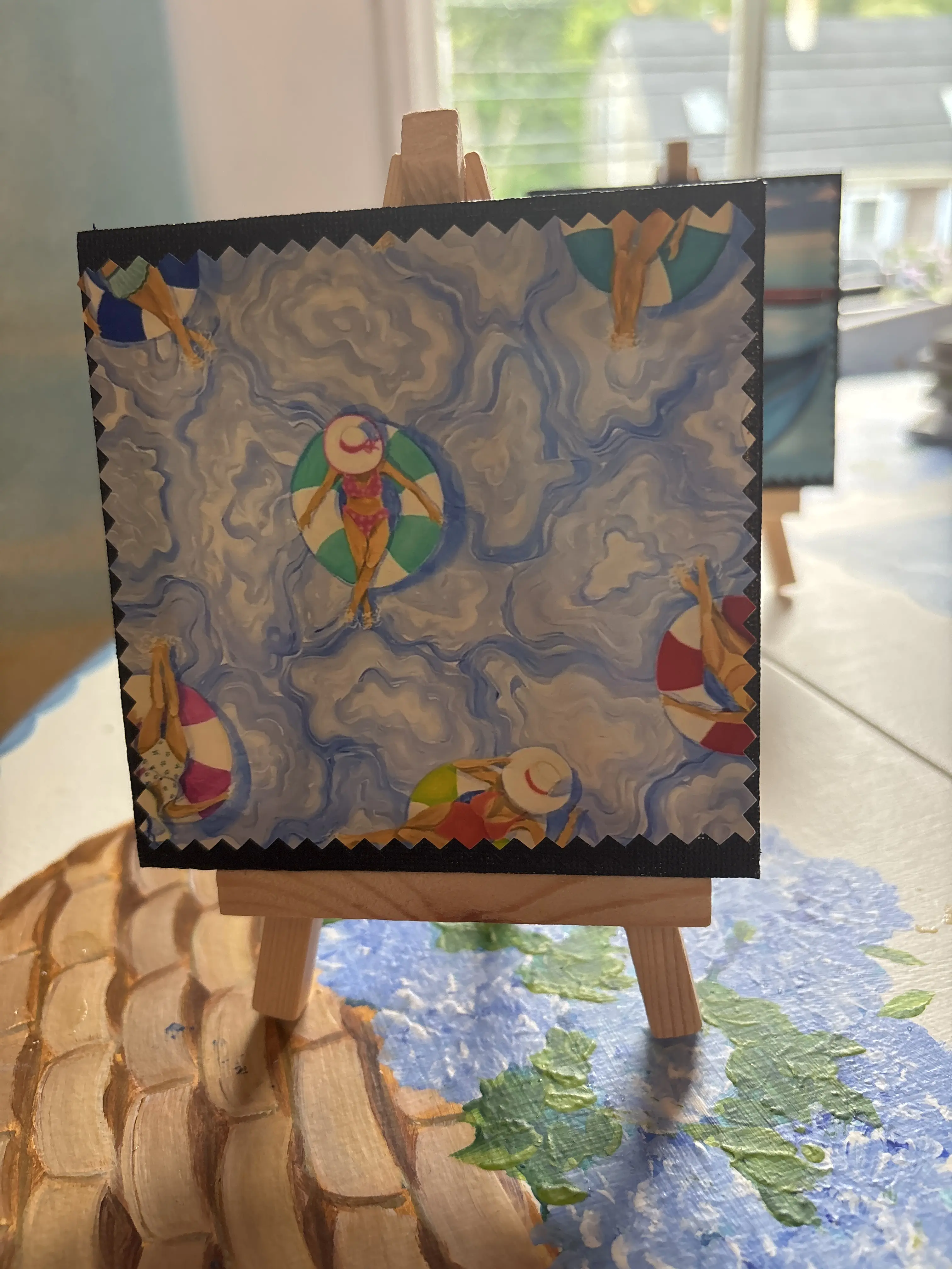 Mini Easel Art Print