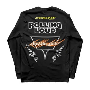 RL Super Moto Long Sleeve Black Tee Toronto 22