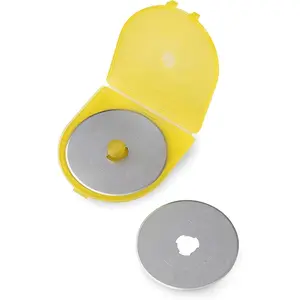 OLFA 45mm Replacement Rotary Blade - 2 Pack - RB45-2 | Olfa Rotary Cutter for Fabric & Quilting