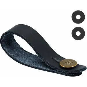 Guitar Strap Lock, Leather Guitar Strap Button, Headstock Adapter Tie,Guitar  Strap for Acoustic, Ukulele Strap & Mandolin,Come with Free 1 Pair Strap Locks