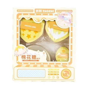 YaoZhi Marshmallow Puff Set Including 2 Large Puffs, 1 Small Puff, 1 Case