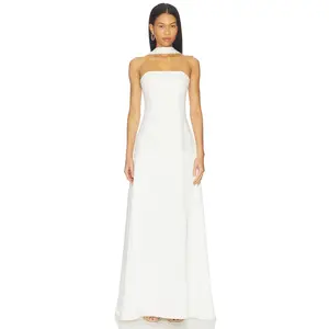 ELLIATT Noralyn Strapless Gown in White