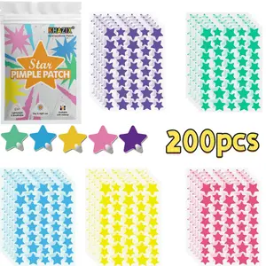 200pcs Hydrocolloid Acne Patches, & Swollen Skin Care Products, Facial Skin Care Essentials, Effective Acne Removal Solution