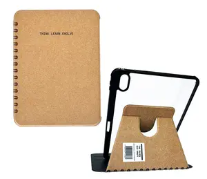 Kraft Notebook Design,iPad 11th Case 11inch 2025, iPad mini 6-7th, iPad Air 6-7th 11inch 2025 Full Body Protective Cover, Slim Stand Cover