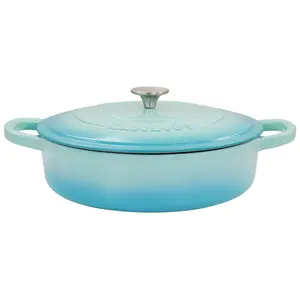 Crock-Pot Artisan 5 Quart Round Enameled Cast I ron Braiser Pa