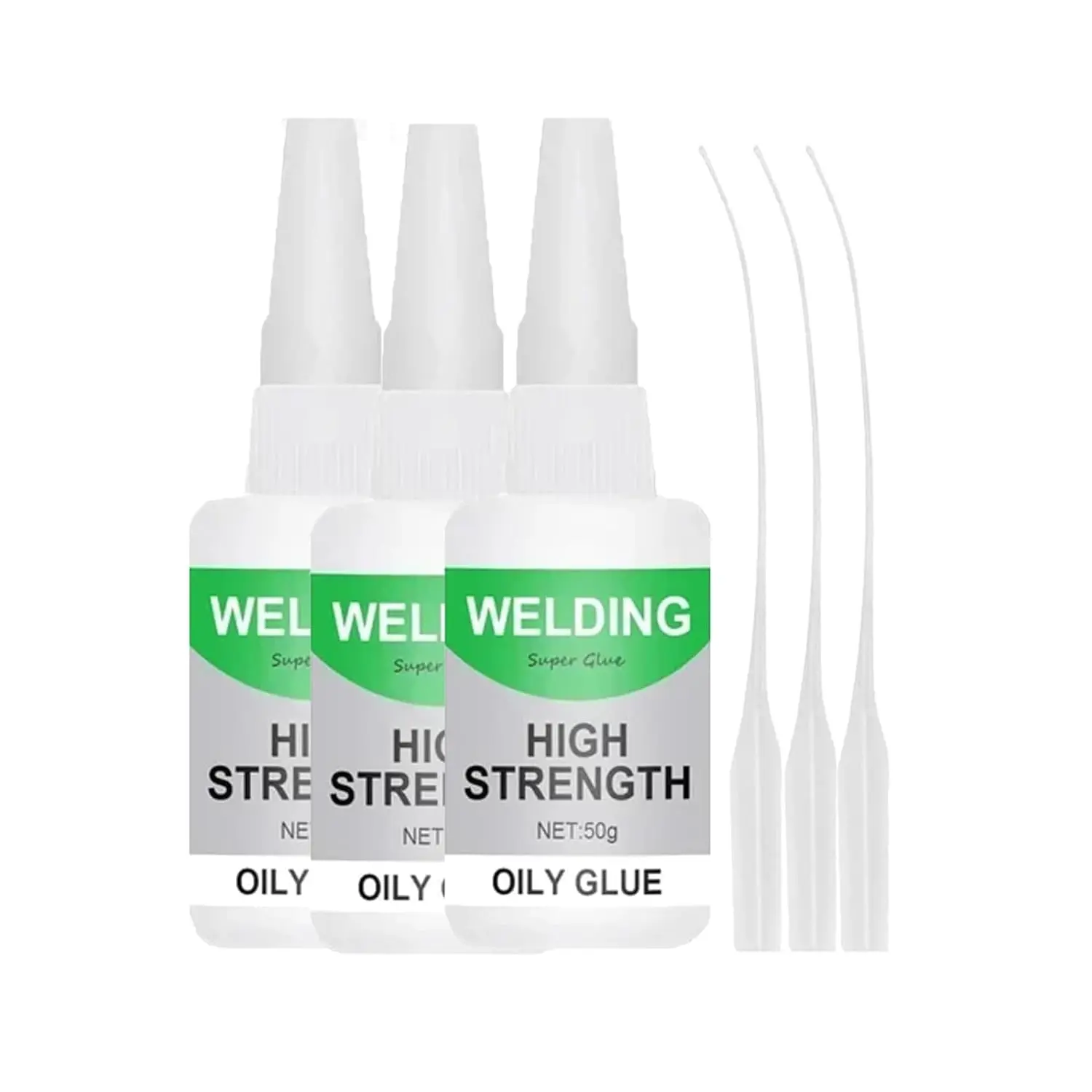 Welding High Strength Oily Glue 150ml - Universal Super Glue Gel for Metal Ceramics Leather Glass -  Bonding Adhesive 50g 3 count