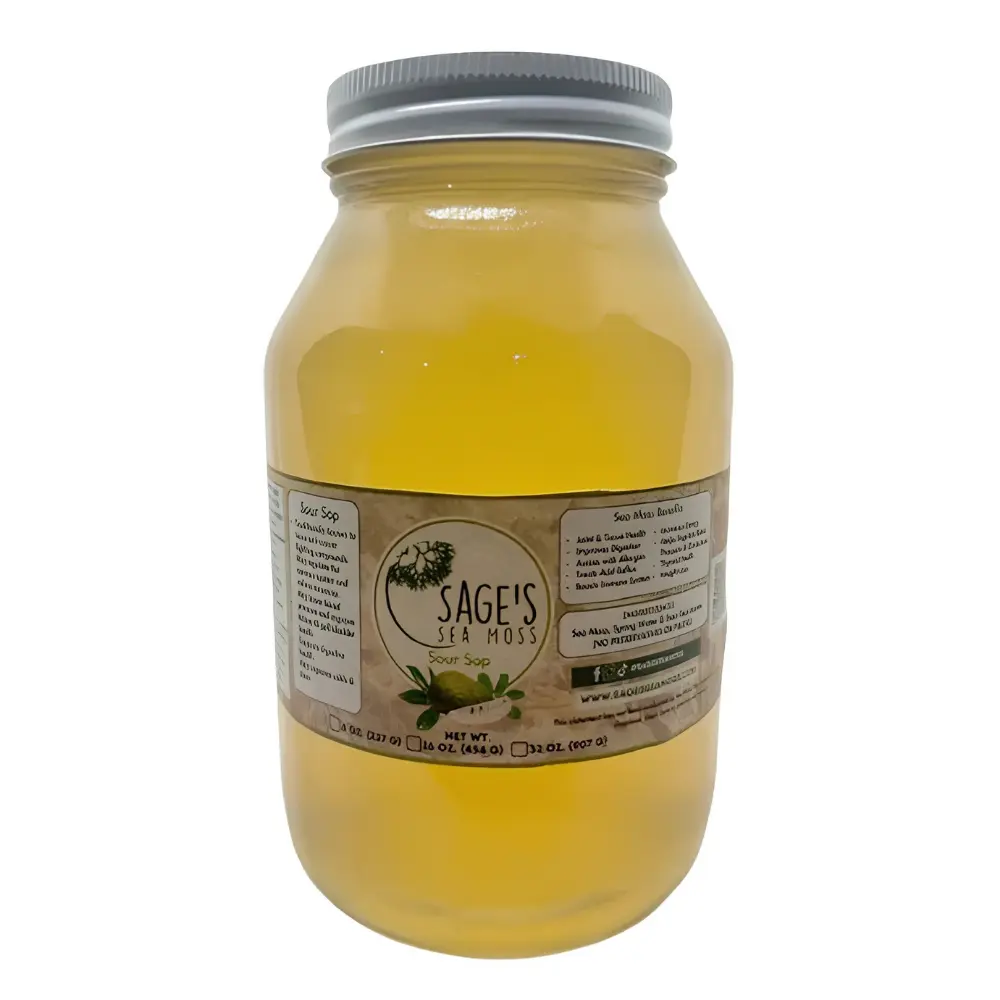 Sage's Sea Moss Soursop Sea Moss Gel