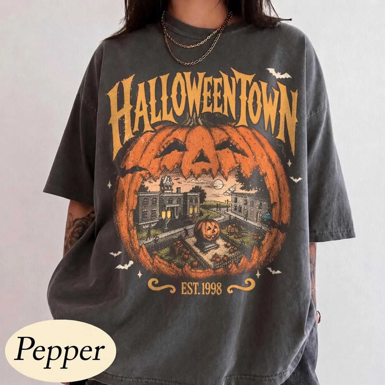 Comfort Colors Halloweentown Est 1998 Shirt, Halloweentown University, Retro Halloweentown Shirt, Cute Fall Shirt, Halloween Graphic Tee