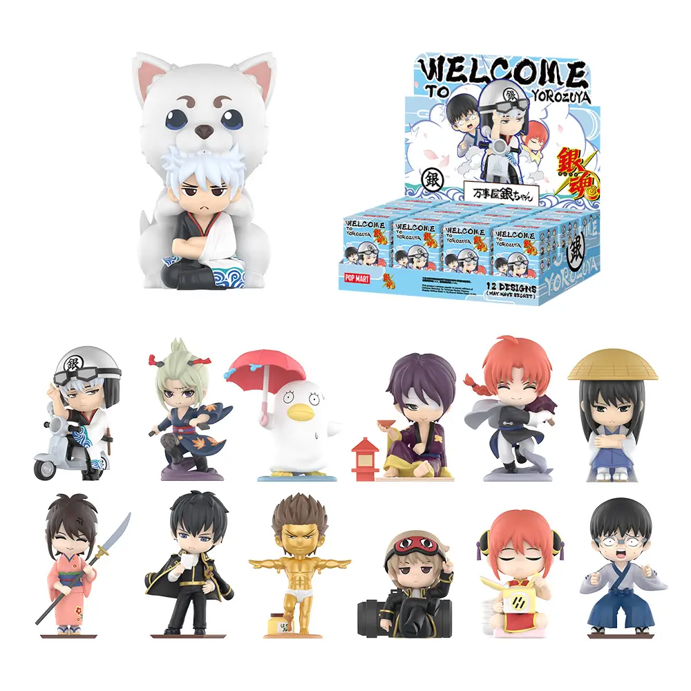 POP MART Gintama Welcome To Yorozuya Series Figures Blind Box