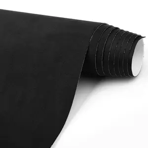 Suede Auto Car Wrap 60" L ×12" W - Black Interior Replacement Material for Car/Truck/SUV/RV Roof, Tube Packaging - Home Repair/DIY Automotive Vehicle Tool