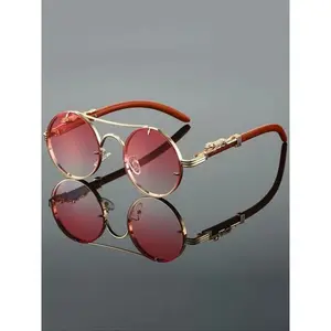 Women's Clear & Classic Round Sunglasses. Lightweight Summer Fashion Eyewear, Sun Protection for Travel & Outdoor Stylish Looks.