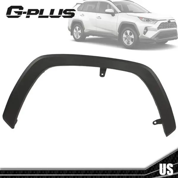 Front Fender Flare Molding Trim, RH Passenger Side Car Accessory, Vehicle Body Kit Accessories for 2019-2022 Toyota Rav4