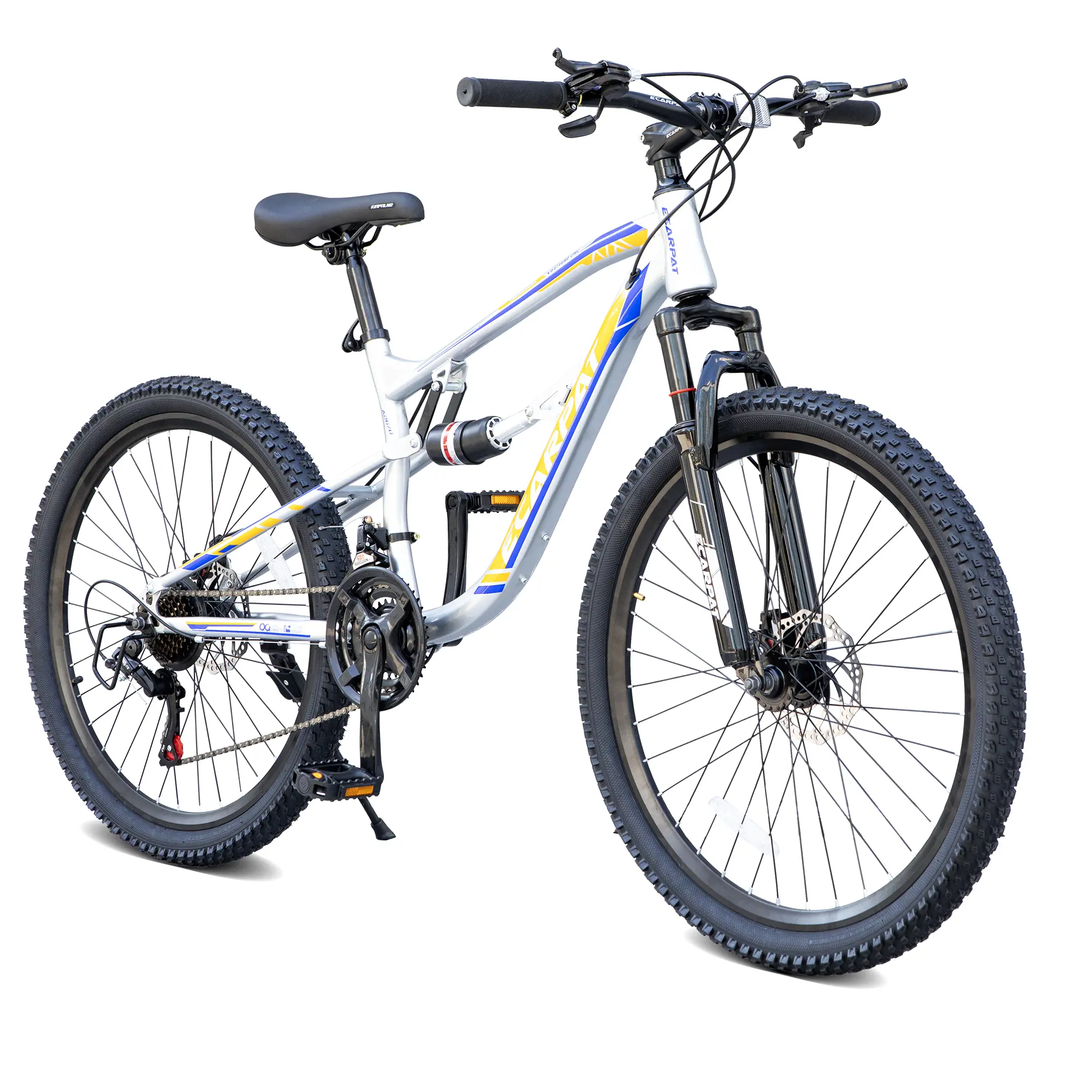 [Bellemave]High-Performance Mountain Bike, 21-Speed, Suspension Fork, Wide Rubber Tires for Superior Grip, Agile 26" Wheels, Easy Assembly