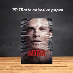 Dexter Movie Popular Poster Frameless poster pp Matte adhesive paper for Living room hallway bedroom
