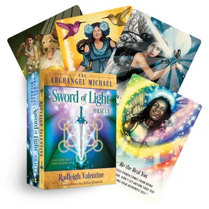 The Archangel Michael Sword of Light Oracle Deck: 44 Oracle Cards & Guidebook, divination tool, oracle readings and psychic readings, oracle card deck, tarot card deck