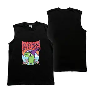 Glep in *Smiling Friends*--100% Cotton Sleeveless Retro wash Tank Top