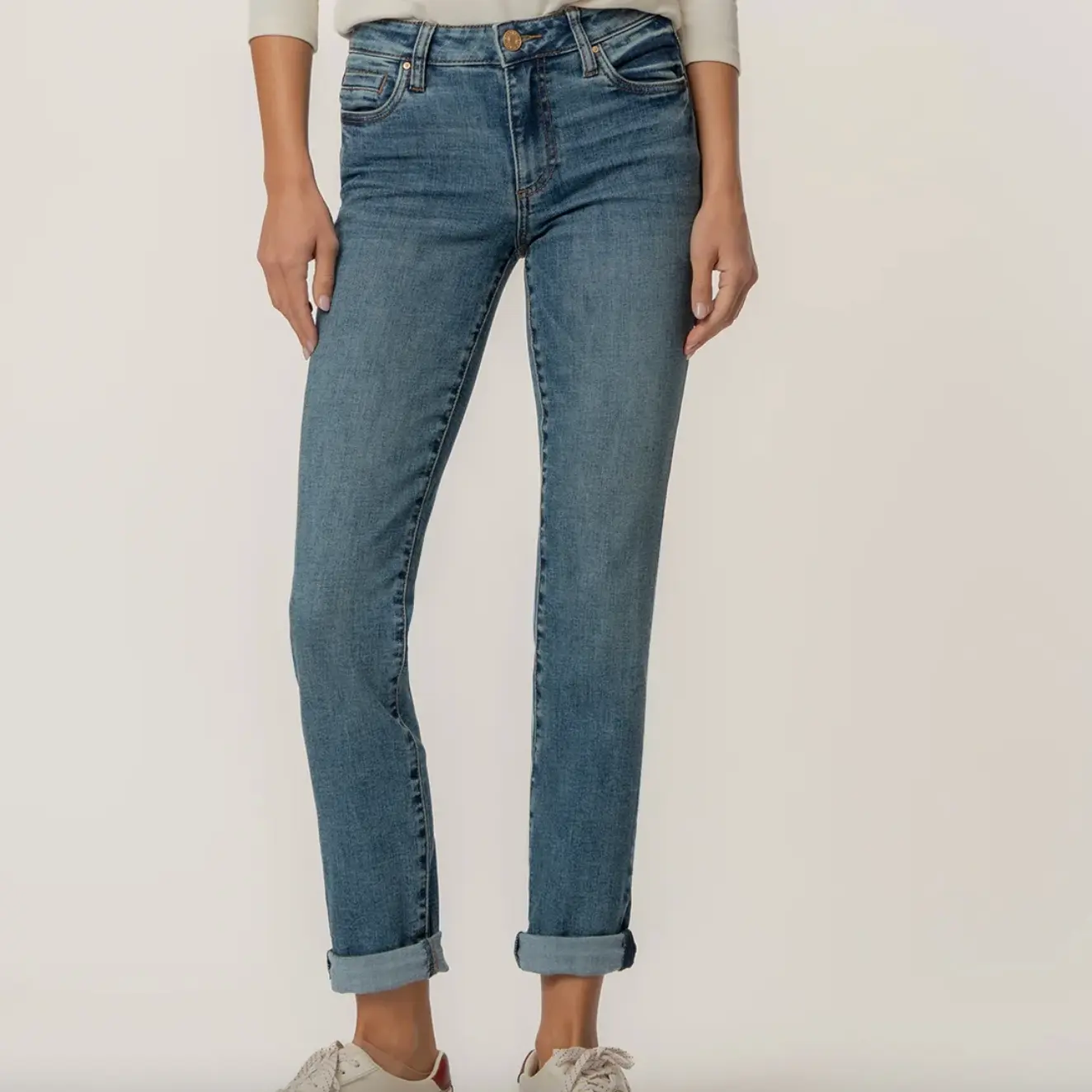 Kut from the Kloth Catherine Mid Rise Boyfriend Jean