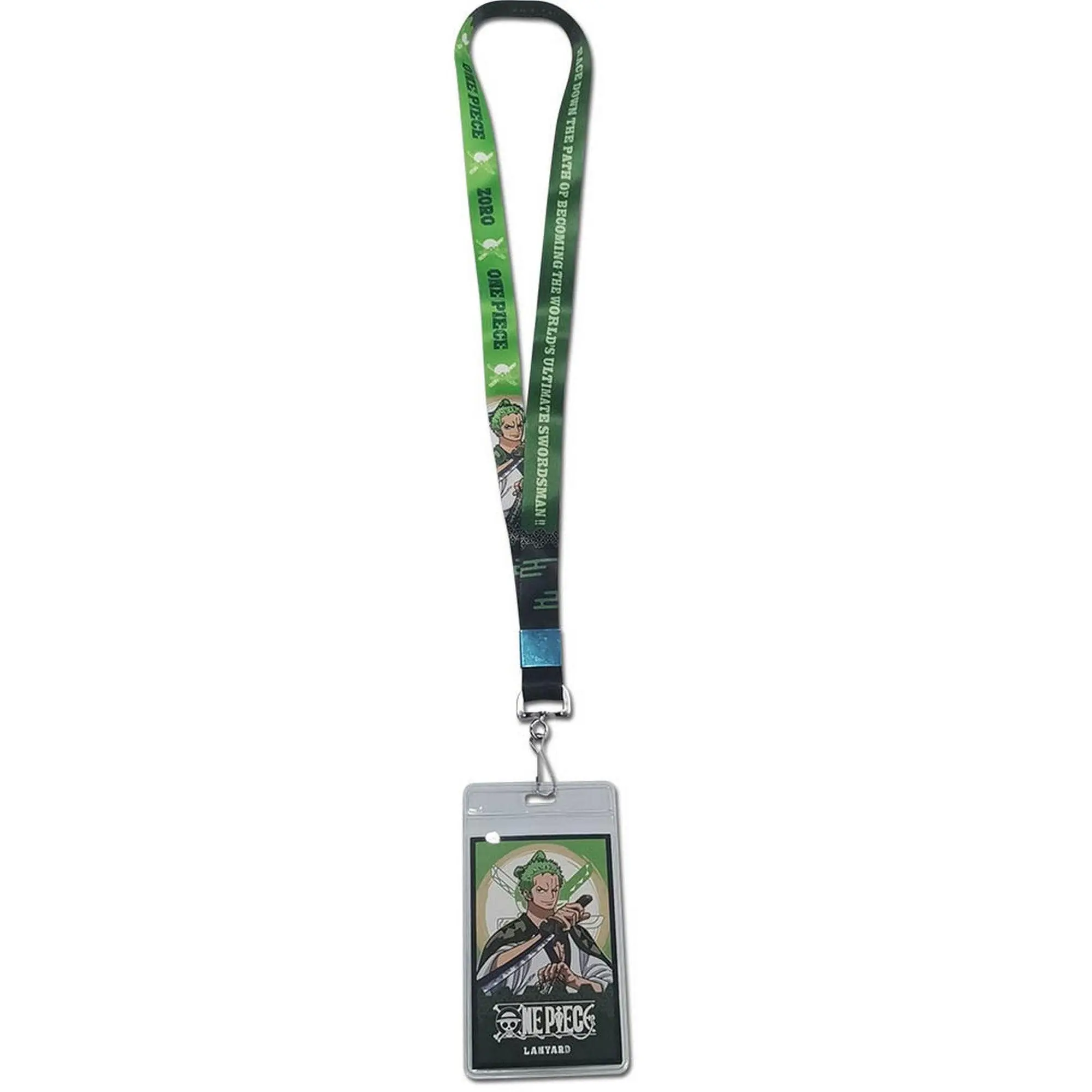 One Piece - Roronoa Zoro Icon And Verbiage Lanyard