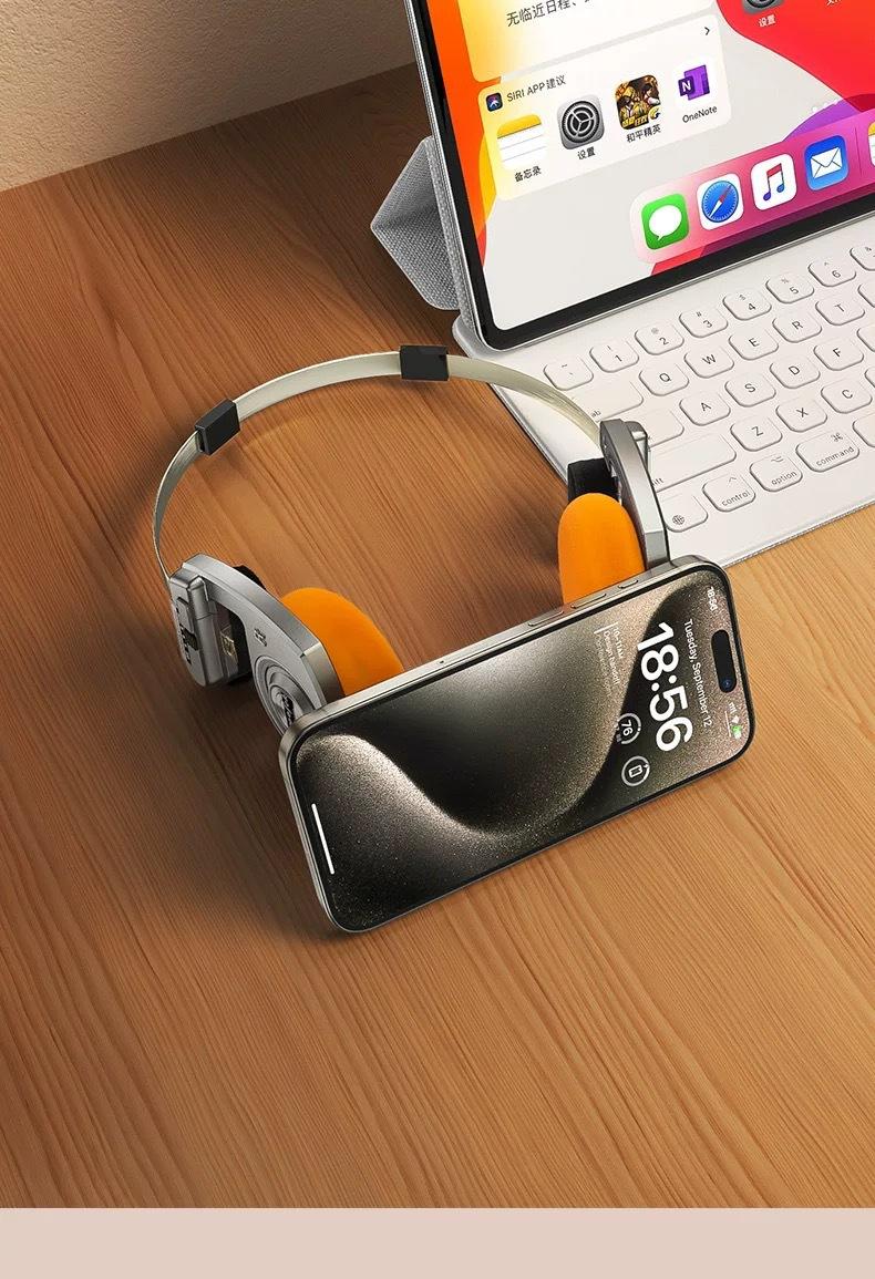Baiyin Box H1PRO retro over-ear Bluetooth headphones for girls, Plus model, foldable, specially designed for photography